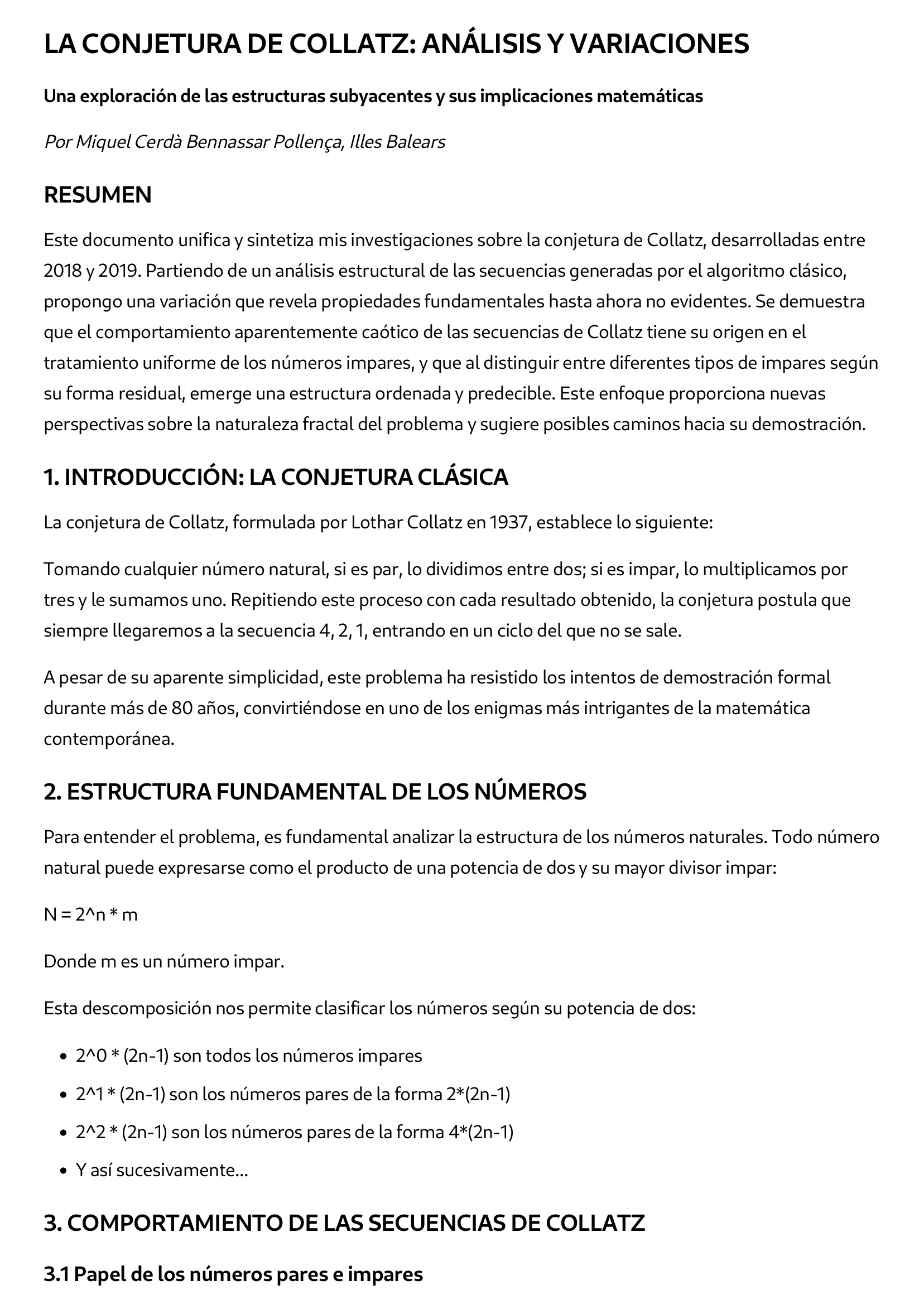 La Conjetura de Collatz_ Análisis y Variaciones